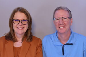 Melissa Thompson and Chris Russell